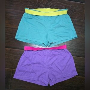 Bundle of 2 Pair Girls Wonder Nation Shorts XL